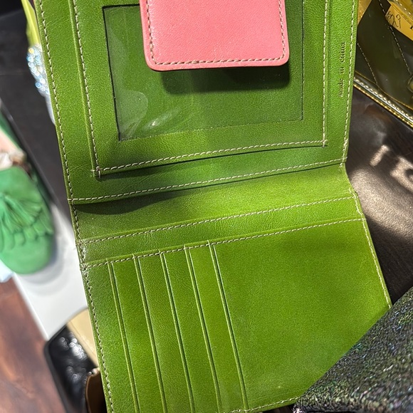 Kate Spade Pink Wallet Glossy Finish Statement Accessory - Picture 3 of 4